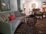 Comfortable living room furnishings